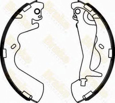 BRAKE ENGINEERING sh2579 -  Комплект тормозных колодок